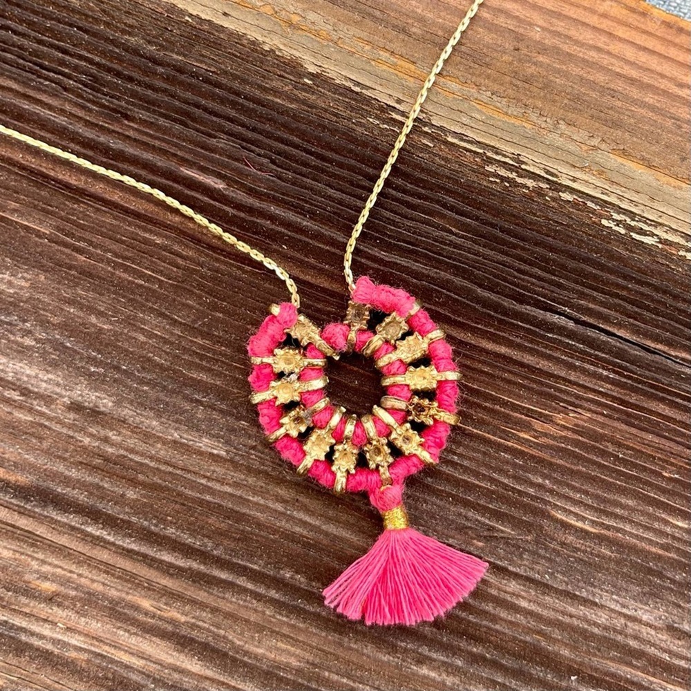 NEW Anthropologie X Bluma Project Tassel Necklace